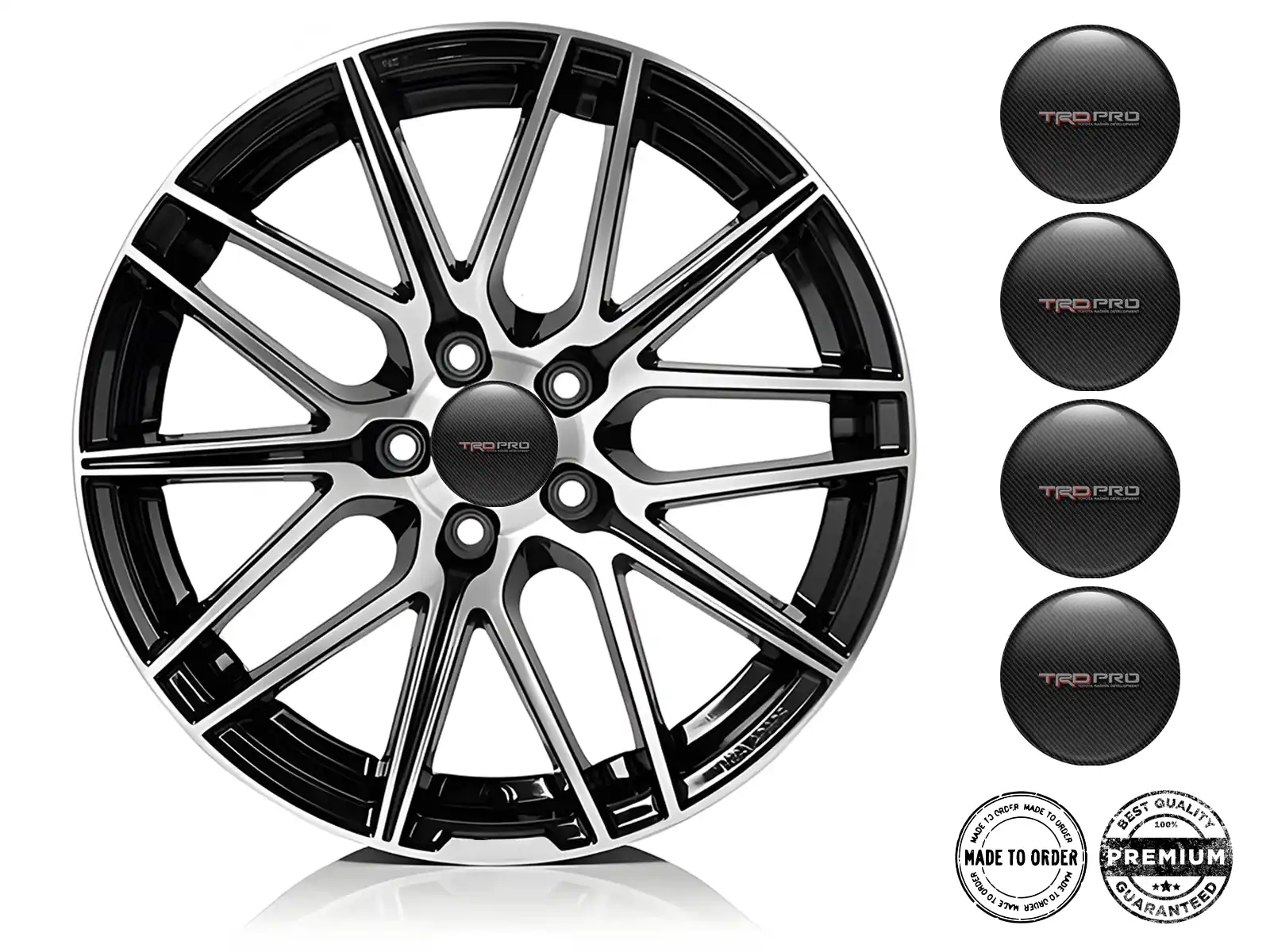 Toyota TRD Pegatinas Silicona Custom Empuje Deriva Stellar